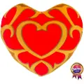 Tomy The Legend Of Zelda Mocchi-mocchi Heart Container 37 Cm Bamse