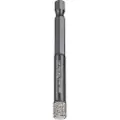 Kwb 500308, Single/enkelt, Drill, Keramisk, Granitt, Hard keramikk, Marmor, Soft Keramiske veggflis, Stein, Flis, Svart, 4 cm, 8 cm