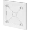 Unite Ramme front hvid for system + paneler med insekt-net til passiv ventilation