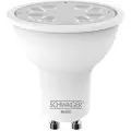 Schwaiger HAL500 - LED-lyspære - GU10 - 5.4 W (ekvivalent 50 W) - klasse G - warm white/neutral white/cold white light - 2700-6500 K - hvit