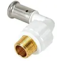 HENCO INDUSTRIES NV Henco pres vinkel 90° PVDF 20 mm x 34 pres/udvendig gevind