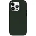 JustMobile Bare mobil Bare mobil TENC? [Silicon] w. MagSafe for iPhone 14 Pro - Mørkegrønn