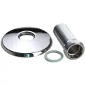 Megatherm Lige tilgangsstykke 3/4x1/2 længde 60 mm med Ø70 mm roset