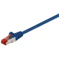 Goobay 68267, 1 m, Cat6, S/FTP (S-STP), RJ-45, RJ-45, Blå