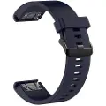 FIXED Silicone Strap for Garmin QuickFit 20 mm Dark Blue