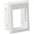 Leviton Montage ramme hvid for udtag til Leviton keystone konnekter