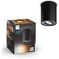 Philips Hue Pillar Single Spotlight - Svart - Uten Dimmebryter