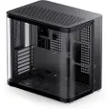 Jonsbo TK-2 2.0, Midi Tower, PC, Sort, ATX, ITX, Mini-ATX, Stål, Herdet glass, 16,5 cm