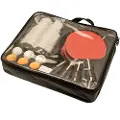Nordic Games Table tennis set with adjustable net 4 rackets and 6 balls