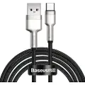 Baseus Cafule Metal Series USB-A til USB-C-kabel - 66W, 2m - svart