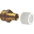 Uponor Q&E 15X1/2'' sm.np. - Fremst. af DZR messing. Kun til Uponor PEX-A rør