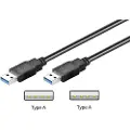 Goobay USB-A <-> USB-A - 0.5m - Svart