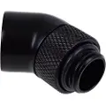 Walimex Eiszapfen Connector Series - Vinklet armaturadapter for væskekjølesystem - mørkesvart