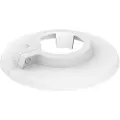 Flamco Plastroset hvid 1 1/4 todelt Ø 90 mm