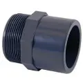 Plast-Line A/S PVC gevindovergang 75mm muffe/90mm nippel x 2 udv. gevind
