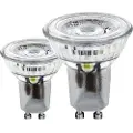 Eglo - LED-pære for søkelys - GU10 - 3 W (ekvivalent 37 W) - klasse F - varmt hvitt lys - 3000 K (en pakke 3)