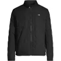 Gant for man. 7006340 Black quilted windbreaker (XXL), Casual, Long sleeve, Recycled Polister, Sustainable