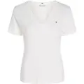 Tommy Hilfiger Slim Cody Kort Ermet V-hals T-skjorte