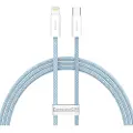 Baseus Kabel USB Baseus USB-C - Lightning 1 m Niebieski (BSU3066BLU)