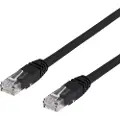 Deltaco - Koblingskabel - RJ-45 (hann) til RJ-45 (hann) - 7 m - UTP - CAT 6 - formstøpt - svart
