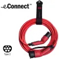 Defa eConnect ladekabel, 5 m, 1-fase, 20 A, 4,6 kW, Type2-Type2