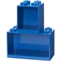 LEGO BRICK SHELF SET - BLUE