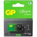 GP Ultra Plus Alkaline 9V-batteri 1604AUP/6LF22 1-pak