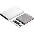 Deltaco MAP-GD29U3 - Drevkabinett - 2.5 - SATA 6Gb/s - USB 3.0 - sølv