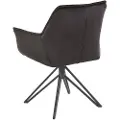 Loft 24 Loft24Spisebordsstol med armlener CIANA, 2-pakningSvartArmstolerFra Homeroom