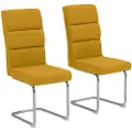 Loft 24 Loft24Spisestuestol CAROLA, 2-pk.GulStolerFra Homeroom