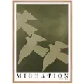 Malerifabrikken MalerifabrikkenBildeMigration, EikerammemeGrønnBilder & skiltFra Homeroom