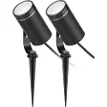 Deltaco SMART HOME SH-GLK01 - Hagelampe - 6 W - 16 millioner farger / varmt hvitt lys - 2700 K - svart (en pakke 2)