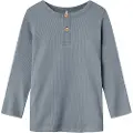Name it Ribb Knapp Langermet Topp