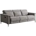 Loft 24 Loft24Sofa 3-seter med 2 manuelle hvilestoler LundGrå3-seters sofaerFra Homeroom