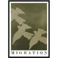 Malerifabrikken MalerifabrikkenBildeMigration, Svart rammemeGrønnBilder & skiltFra Homeroom