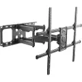 Deltaco Office ARM-0261 - Monteringssett - full bevegelse - for LCD TV / kurvet LCD TV - robust - stål, kaldvalset plate, blikk - finteksturert svart - skjermstørrelse: 65-100 - veggmonterbar