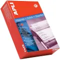 APLI APLI-etiketter for matriseskrivere, 88,9x36 mm, 1-kolonne, rektangulær, hvit