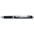 Pentel EnerGel, Uttrykkbar kulepenn med hengefeste, Sort, Sort, Medium, Rund, Ambidekstriøs
