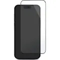 Deltaco - Skjermbeskyttelse for mobiltelefon - 9H, oleofobisk - 2.5D - glass - med personvernsfilter - rammefarge svart - for Apple iPhone 15 Pro Max