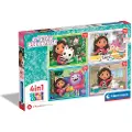 Clementoni Gabby’s Dollhouse, 12 stykker, Tegneserier, 3 år