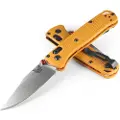 Benchmade Mini Bugout S30V Satin foldekniv, daybreak yellow grivory