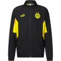 Puma Borussia Dortmund ftblARCHIVE Jacket Men, Clothing, Black/Faster Yellow, L