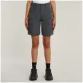 G-Star for woman. D26546-D385-G476 Skater Cargo Bermuda shorts grey (28), Casual, Cotton