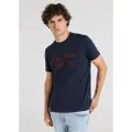 LOIS Jeans for man. 158003012 Blue short sleeve t-shirt (XS), Casual, Cotton