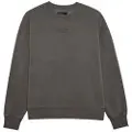 FOX Wordmark Oversized Crew Fleecegenser grå
