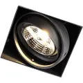 QAZQA Nedfelt spotlight sort GU10 AR70 uten ramme - Oneon