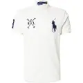 Ralph Lauren for man. 710978082002 Custom Slim Fit Polo shirt with Big Pony white (S), Casual, Cotton, Short sleeve