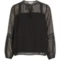Vila Edee Langermet Bluse