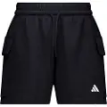 Adidas Essentials Small Logo French Terry Cargo Shorts