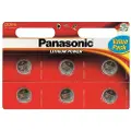 Panasonic Mini CR2016 litium-myntbatterier - 6 stk.